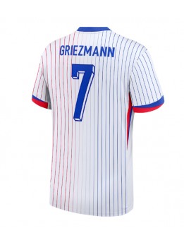 Frankrike Antoine Griezmann #7 Replika Borta Kläder EM 2024 Kortärmad